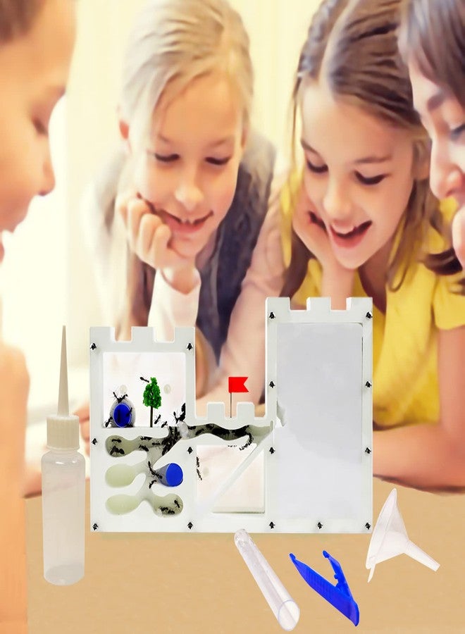 EXBEPE Large Sand Ant Farm Castle,Ant Habitat Ecosystem to Study Ant Colony Behavior Science Educational Kit for Kids - Image 2
